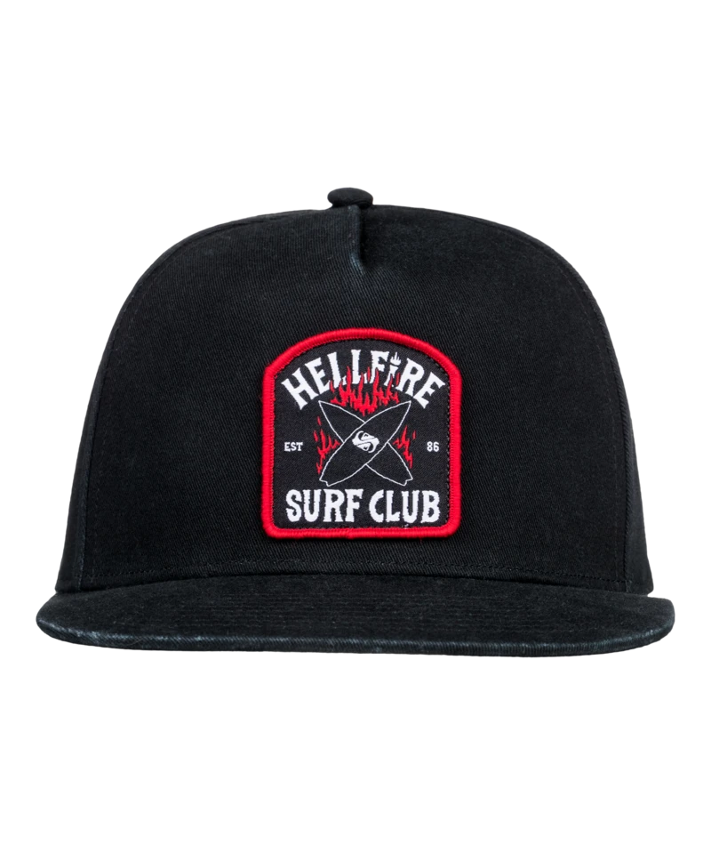 Mens Stranger Things X Quiksilver Upside Down 5 Panel Snapback Hat 5 Mens Stranger Things X Quiksilver Upside Down 5 Panel Snapback Hat