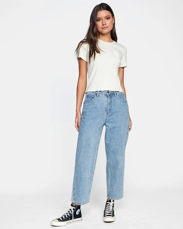 RVCA Daisy High-Rise Denim Pant 6 RVCA Daisy High-Rise Denim Pant