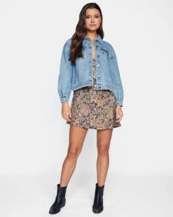 RVCA Tuesdays Denim Jacket Womens