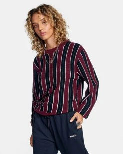 RVCA Womens Never Better Knit P/O Sweater