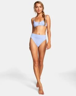 RVCA High-Rise Cheeky Bikini Bottoms Womens 10 RVCA High-Rise Cheeky Bikini Bottoms Womens