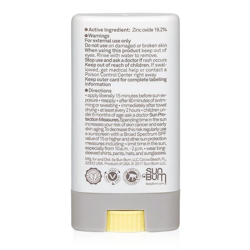 Sun Bum Baby Bum SPF 50 Mineral Sunscreen Face Stick 4 Sun Bum Baby Bum SPF 50 Mineral Sunscreen Face Stick