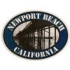 Jack's Surfboards Beach Cities "Newport Beach" Oval Sticker 5"