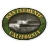 Jack's Surfboards Beach Cities "San Clemente" Oval Sticker 5"