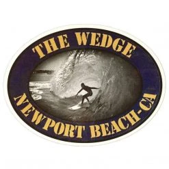 Jack's Surfboards Beach Cities "The Wedge" Oval Sticker 5"