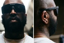 Heat Wave Mens Future Tech Sunglasses - Black Polarized Z87+