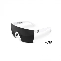 Heat Wave Mens Lazer Face Sunglasses In Black And White Z87