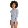 Roxy Bloom Long Sleeve UPF 50 One Piece Swimsuit