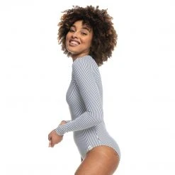 Roxy Bloom Long Sleeve UPF 50 One Piece Swimsuit