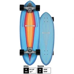 Carver C7 Raw 31" Blue Haze Surfskate Complete 2020