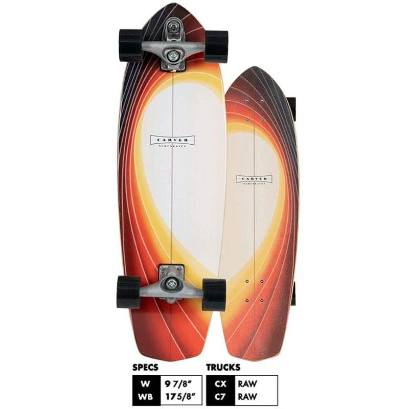Carver C7 Raw 32" Glass Off Surfskate Complete 2020 3 Carver C7 Raw 32" Glass Off Surfskate Complete 2020