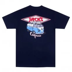 Jack's Surfboards Mens CA Diamond Transport CF (Classic Fit) S/S Tee