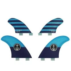 Surf Captain Fin Co CF Quad Classic ( Twin Tab ) Fin