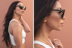 Heat Wave Women's Carat Sunglasses - Polarized Black