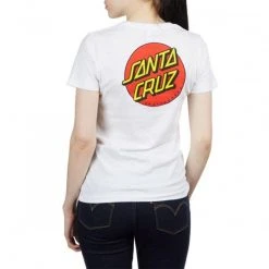 Santa Cruz Women's Classic Dot Crew S/S Tee Womens