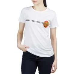 Santa Cruz Women's Classic Dot Crew S/S Tee Womens