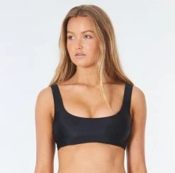 Rip Curl Womens Classic Surf Eco Crop Swim Top