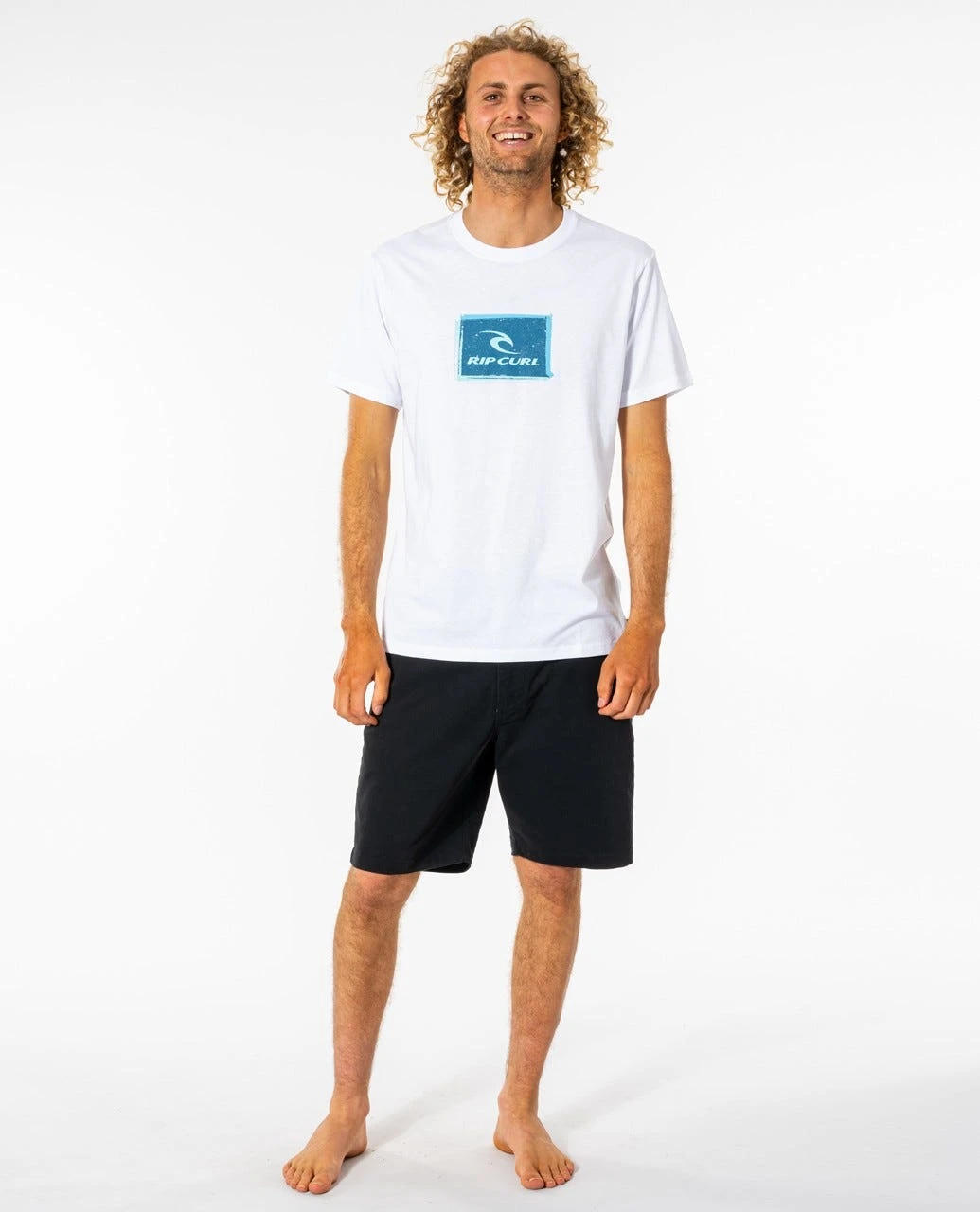 Rip Curl Corp Icon S/S Tee Mens 5 Rip Curl Corp Icon S/S Tee Mens