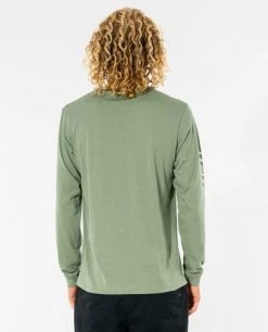 Rip Curl Fade Out Icon L/S Tee Mens