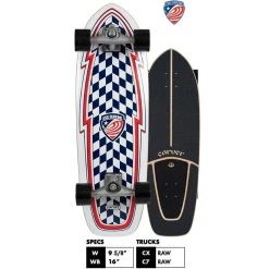 Carver CX Raw 30.75 USA Booster Surfskate Complete 2020