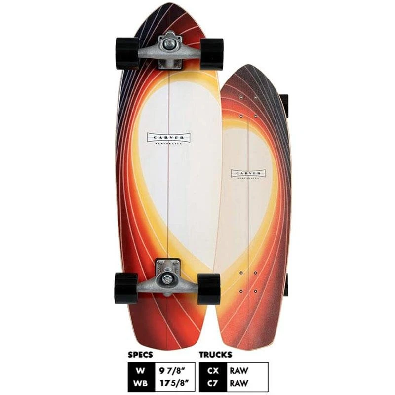 Carver CX Raw 32" Glass Off Surfskate Complete 2020 3 Carver CX Raw 32" Glass Off Surfskate Complete 2020