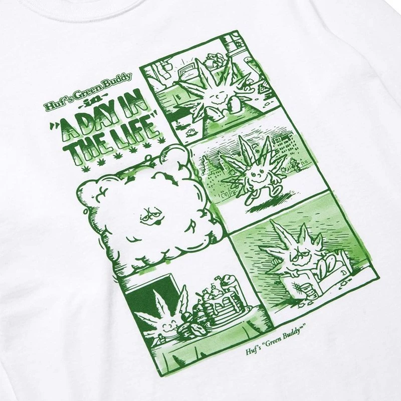 HUF Day In The Life L/S Tee Mens 4 HUF Day In The Life L/S Tee Mens