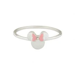 Pura Vida Womens Minnie Mouse Delicate Ring