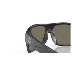 Costa Diego Sunglasses (Matte Black/Blue Mirror - Polarized) Mens