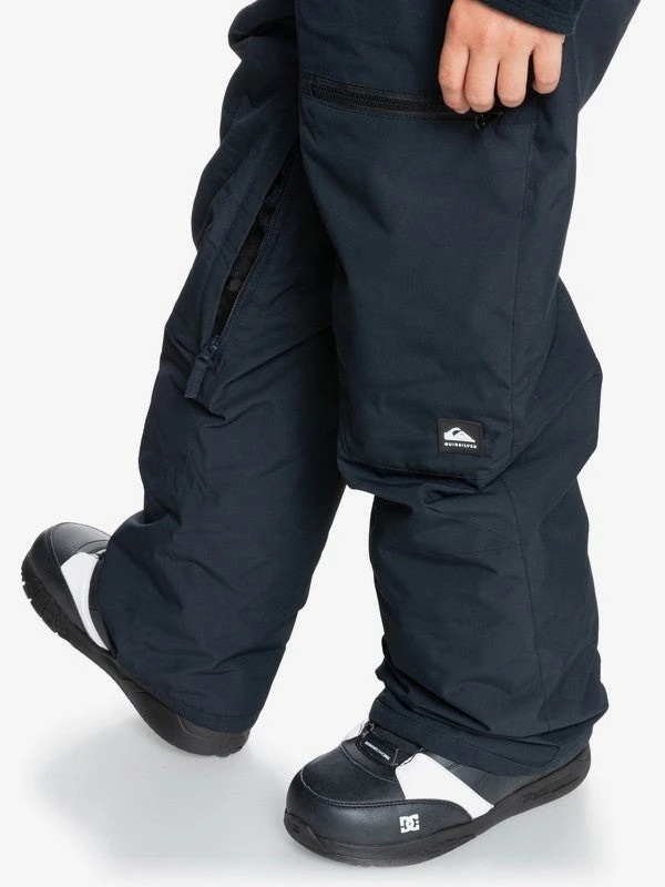 Quiksilver Boy's 8-16 Utility Insulated Snow Bib Pants 7 Quiksilver Boy's 8-16 Utility Insulated Snow Bib Pants