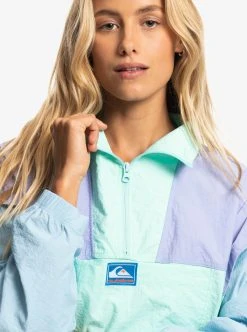 Womens Stranger Things X Quiksilver Lenora Windbreaker Jacket 9 Womens Stranger Things X Quiksilver Lenora Windbreaker Jacket