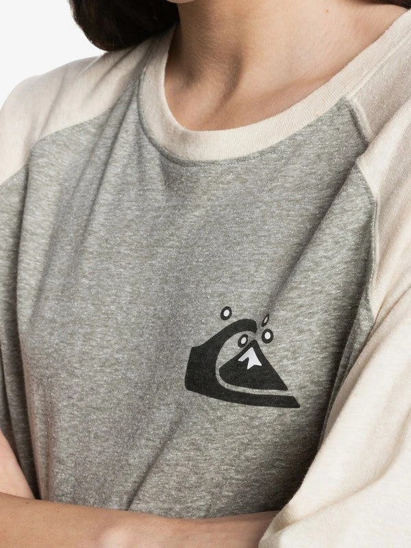 Quiksilver Standard Raglan S/S Tee Womens 5 Quiksilver Standard Raglan S/S Tee Womens