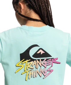 Stranger Things X Quiksilver 86' Crop S/S Tee