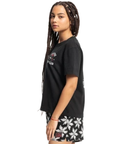Stranger Things X Quiksilver 86' Crop S/S Tee