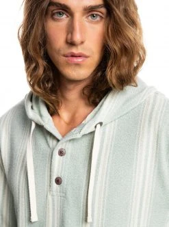 Quiksilver Mens Baja Henley Hoodie