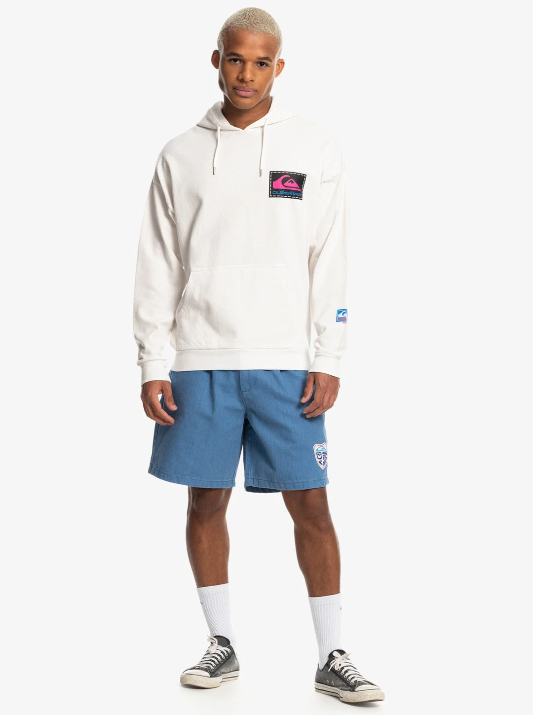 Mens Stranger Things X Quiksilver Rainbow Pullover Hoodie 10 Mens Stranger Things X Quiksilver Rainbow Pullover Hoodie