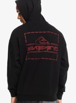 Mens Stranger Things X Quiksilver Upside Down Pullover Hoodie