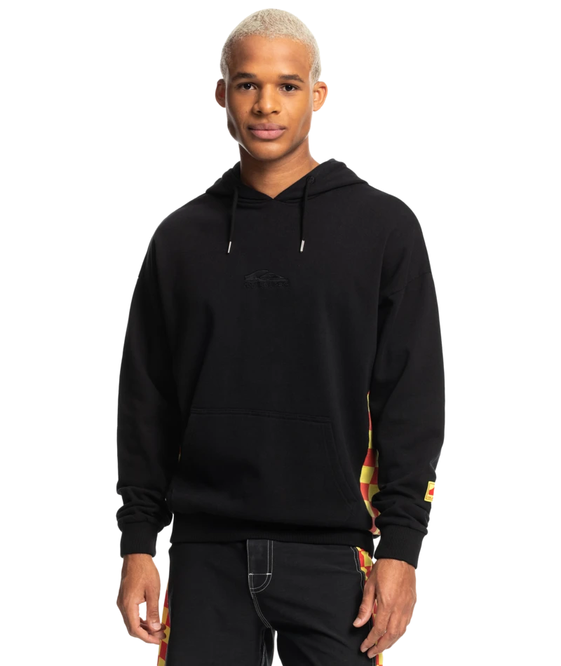 Stranger Things X Quiksilver Surfer Boy Checker Pullover Hoodie Mens 3 Stranger Things X Quiksilver Surfer Boy Checker Pullover Hoodie Mens