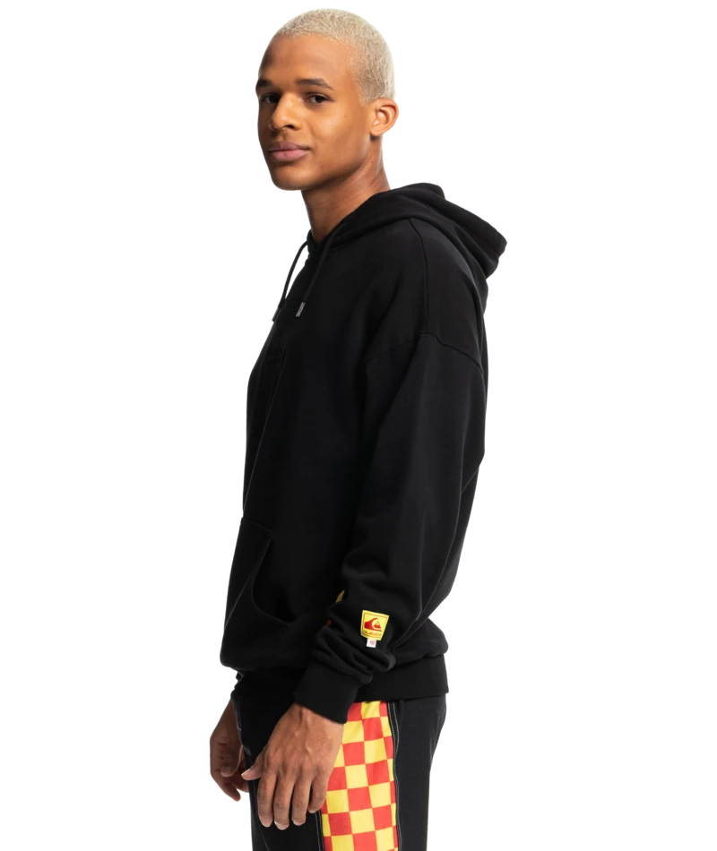 Stranger Things X Quiksilver Surfer Boy Checker Pullover Hoodie Mens 8 Stranger Things X Quiksilver Surfer Boy Checker Pullover Hoodie Mens