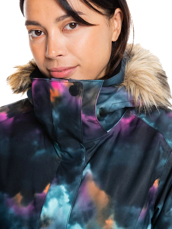 Roxy Womens Jet Ski Insulated Snow Jacket 10 Roxy Womens Jet Ski Insulated Snow Jacket