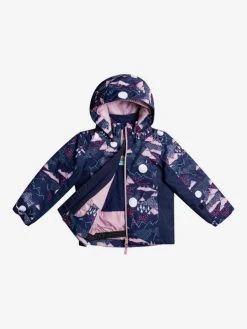 Roxy GIRLS Girl's(2-7) Snowy Tale Insulated Snow Jacket