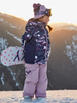 Roxy GIRLS Girl's(2-7) Snowy Tale Insulated Snow Jacket