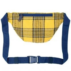 Bumbag Mens Flanders Basic 'Yellow Plaid' Sling Bag