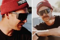 Heat Wave Future Tech Sunglasses - Black Lens Z87+ Mens 9 Heat Wave Future Tech Sunglasses - Black Lens Z87+ Mens