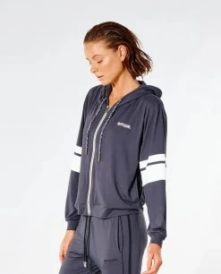 Rip Curl Run Swim Surf Zip Through Exercise Hoodie Womens