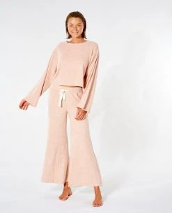 Rip Curl Womens Cozy Crop Crew Neck Fleece