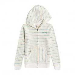 Roxy Girl's (4-14) Lighter Day Stripe Zip-Up Hoodie Kids