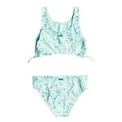 Roxy Kids Girl's (8-16) Fun With Love Crop Top Swim Set