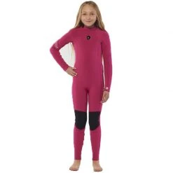 Kids Girls Sisstrevolution 7 Seas 3/2mm Back Zip Fullsuit