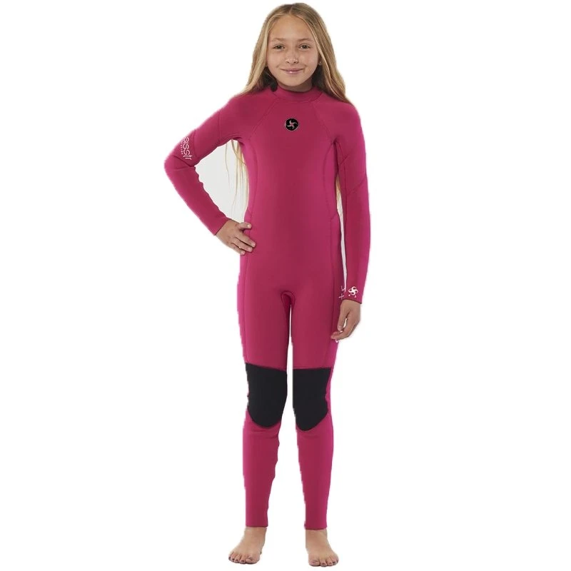 Kids Girls Sisstrevolution 7 Seas 3/2mm Back Zip Fullsuit 3 Kids Girls Sisstrevolution 7 Seas 3/2mm Back Zip Fullsuit