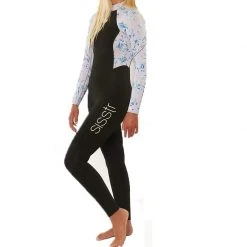 Kids Girl's Sisstrevolution 7 Seas 3/2mm Flatlock Back Zip Fullsuit